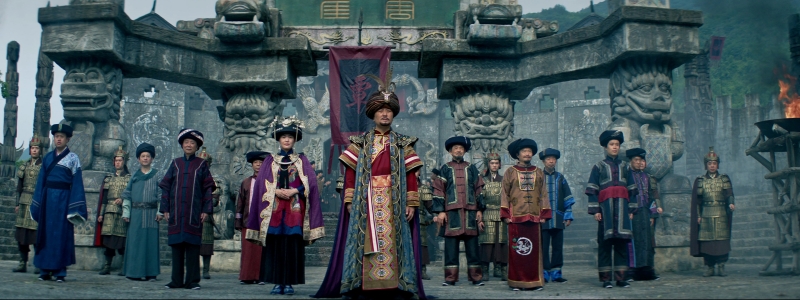 纪录片《唐崖土司城》历史场面还原。