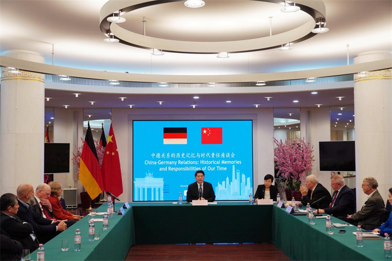 图为座谈会现场。驻德国使馆供图