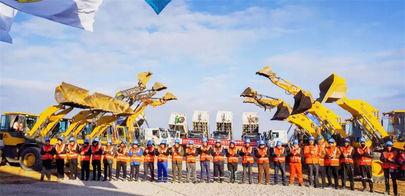 开工仪式现场。中国能建海投公司供图