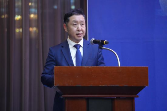 中国驻济州总领事陈建军现场致辞。（图片由中国驻济州总领馆提供）