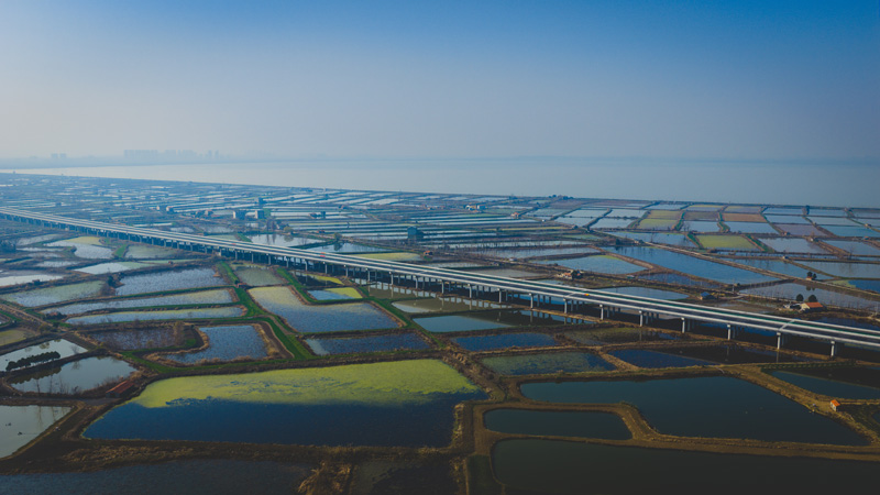 双柳桥引桥及互通航拍