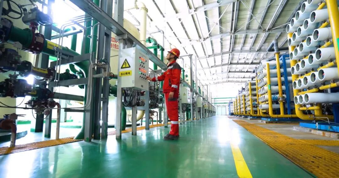 宁夏宁东能源化工基地开展工业废水循环利用。受访者供图