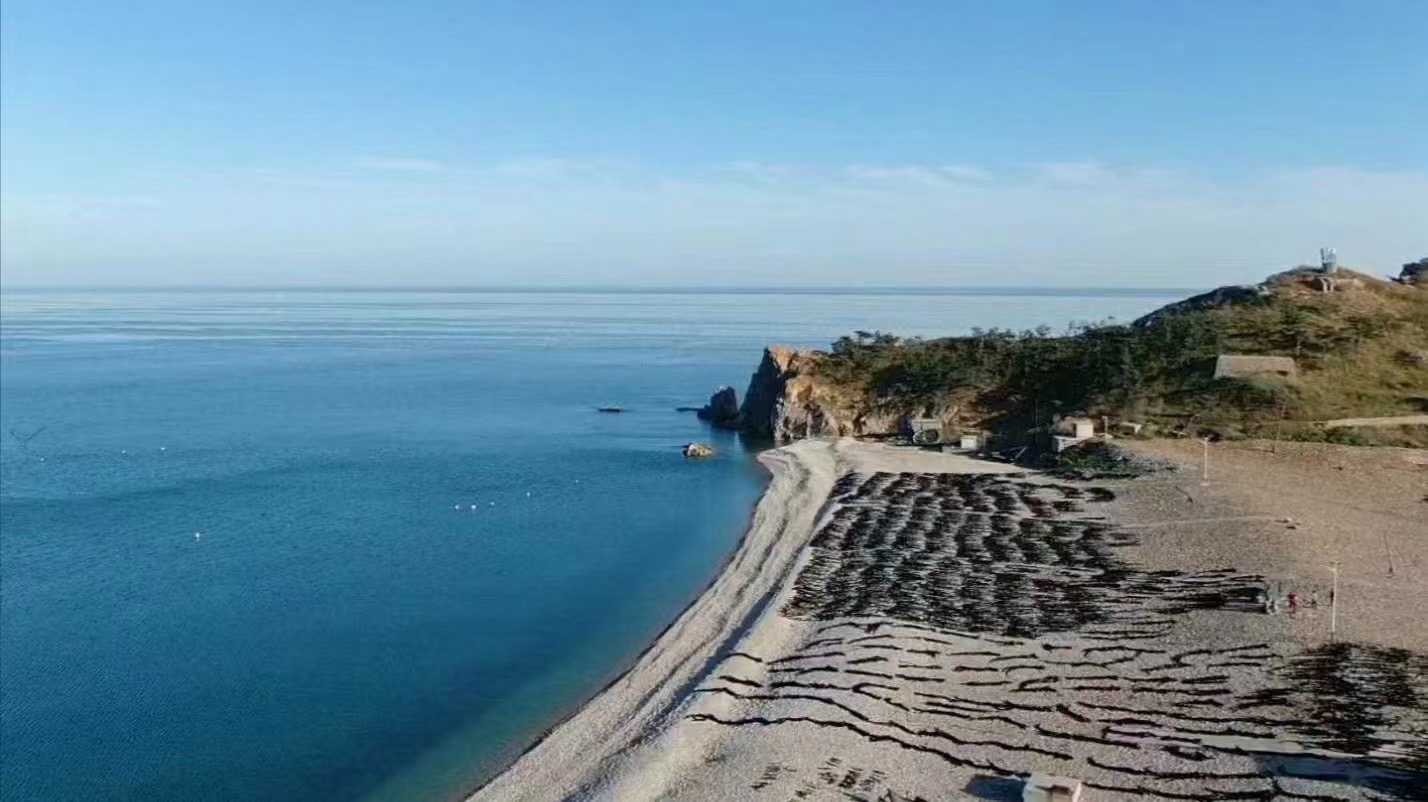 长岛“蓝色粮仓”水产养殖基地。祝铭旋摄