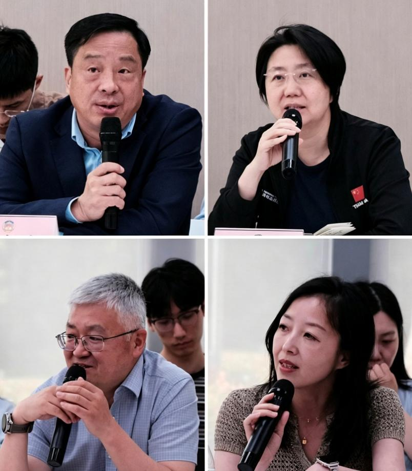 代表发言。 钱尤祎 摄