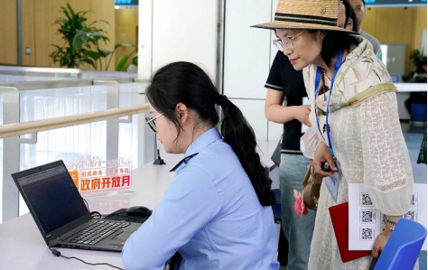 2025年“沪税有应”政府开放月。普陀区税务局供图